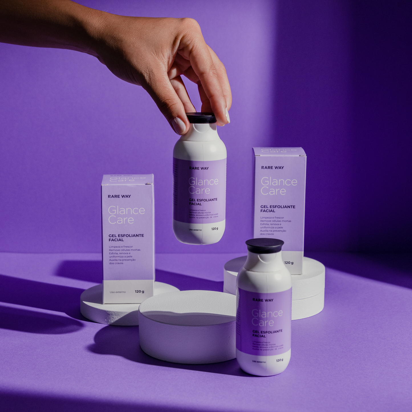 Gel facial exfoliante