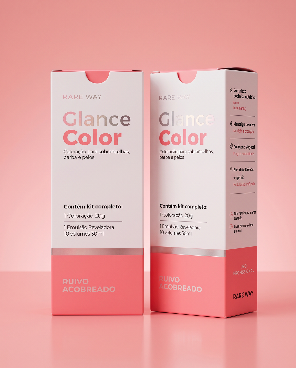Glance color Copper hair + ox