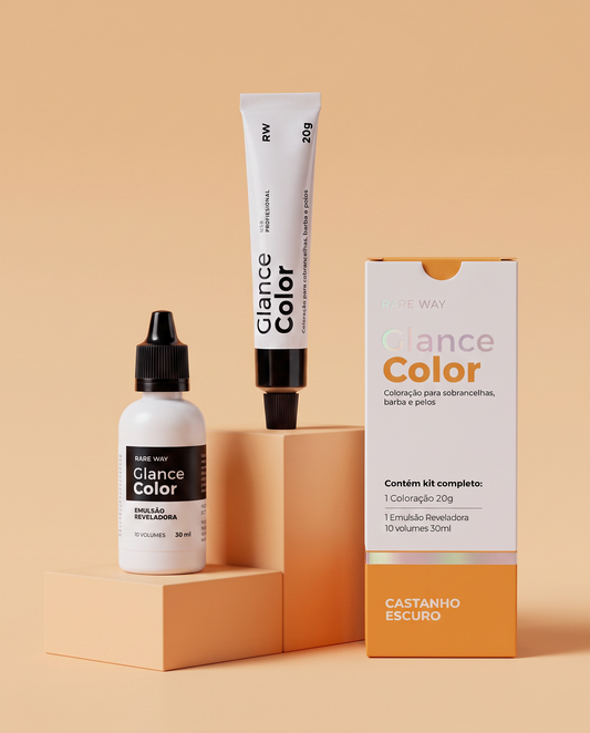 Glance color dark brown + ox